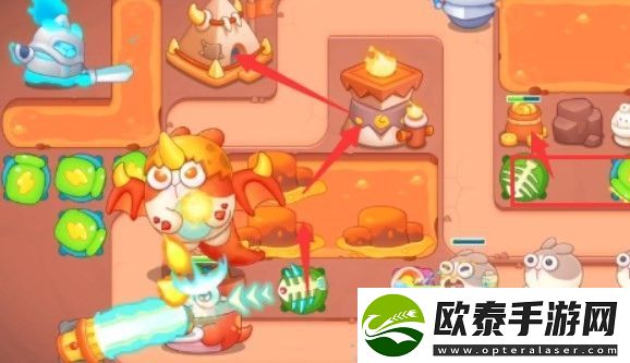 保卫萝卜4饿龙传说60关怎么过