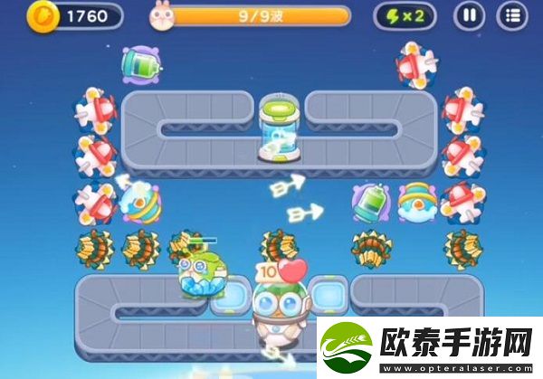 保卫萝卜4太空穿越第28关通关攻略