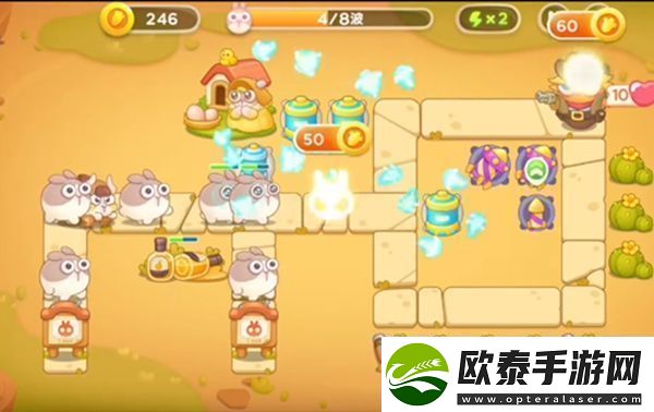 保卫萝卜4波仔很忙第十关无损通关技巧分享