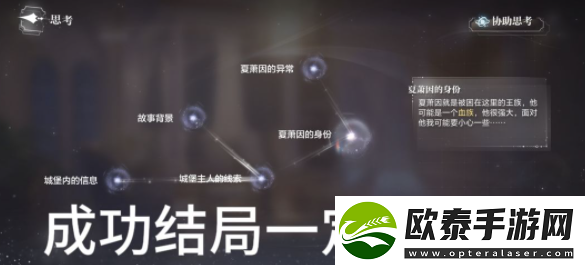 世界之外密室综艺4夏萧因荆棘古堡结局攻略
