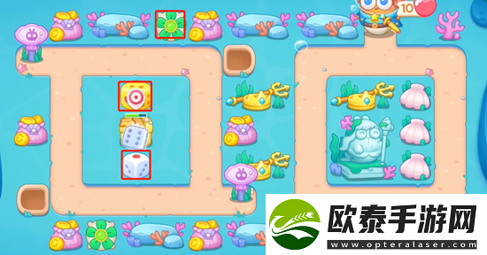 保卫萝卜4海的闺女第119关通关攻略