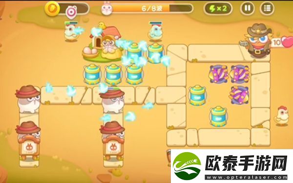 保卫萝卜4波仔很忙第十关无损通关技巧分享
