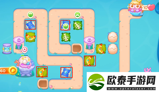 保卫萝卜4海的闺女第116关通关攻略