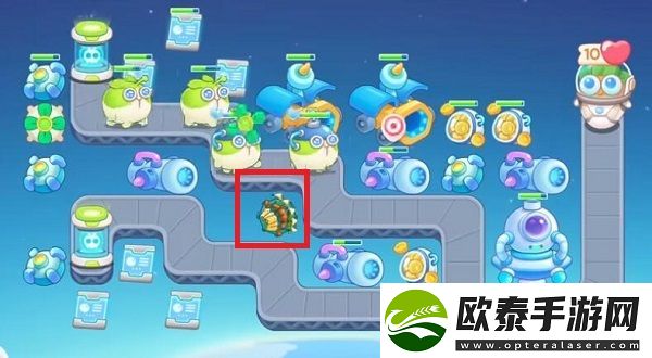 保卫萝卜4太空穿越第1关通关攻略