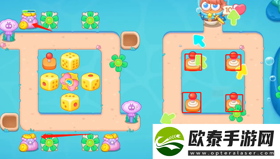 保卫萝卜4海的闺女第119关通关攻略