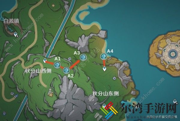 原神4.2地脉花点位位置大全 4.2地脉花点位收集路线图