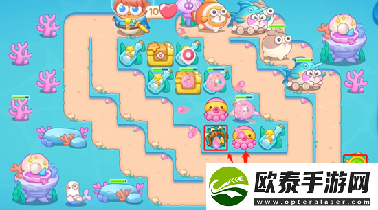 保卫萝卜4海的闺女第91关通关攻略