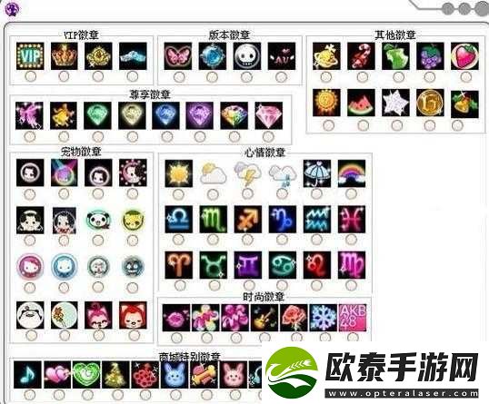 劲舞团心情徽章在哪个位置