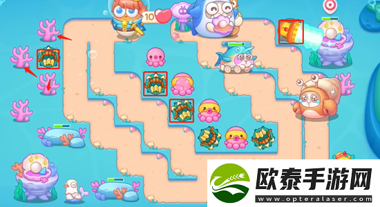 保卫萝卜4海的闺女第91关通关攻略