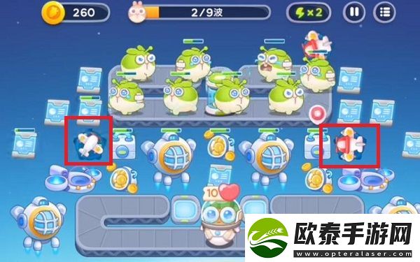 保卫萝卜4太空穿越第28关通关攻略