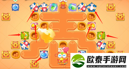 保卫萝卜4福神大作战第3关攻略