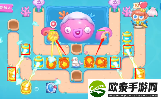 保卫萝卜4海的闺女第90关通关攻略
