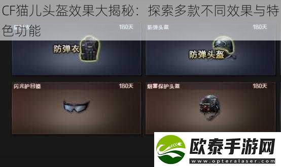 CF猫儿头盔效果大揭秘