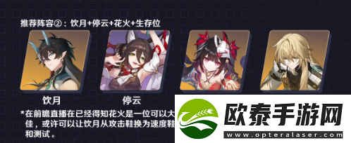 崩坏星穹铁道饮月君配队推荐2024
