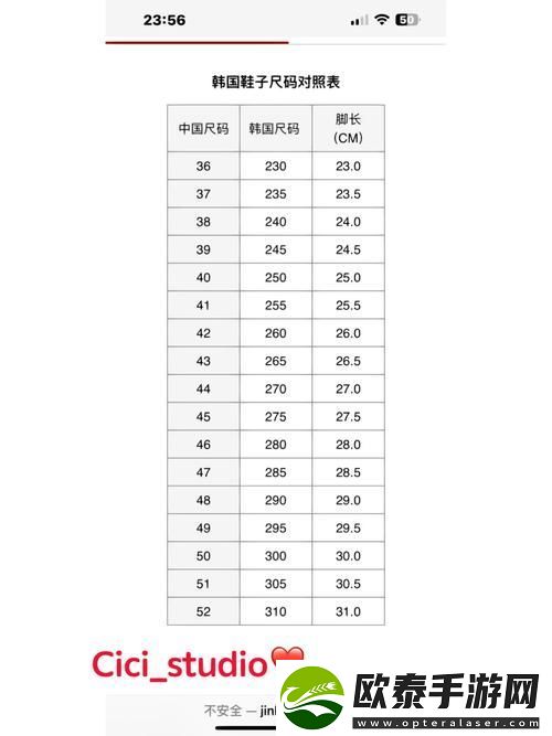 亚洲尺码和欧洲尺码专线