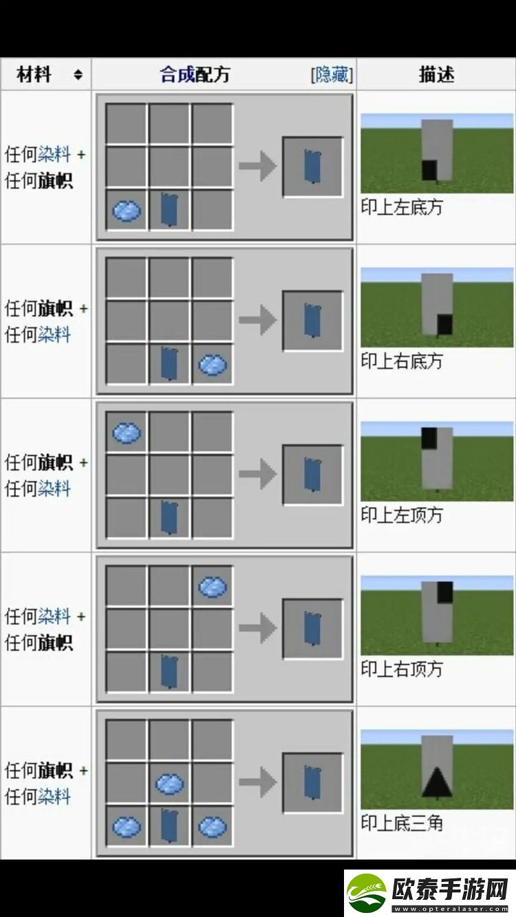 我的世界旗帜