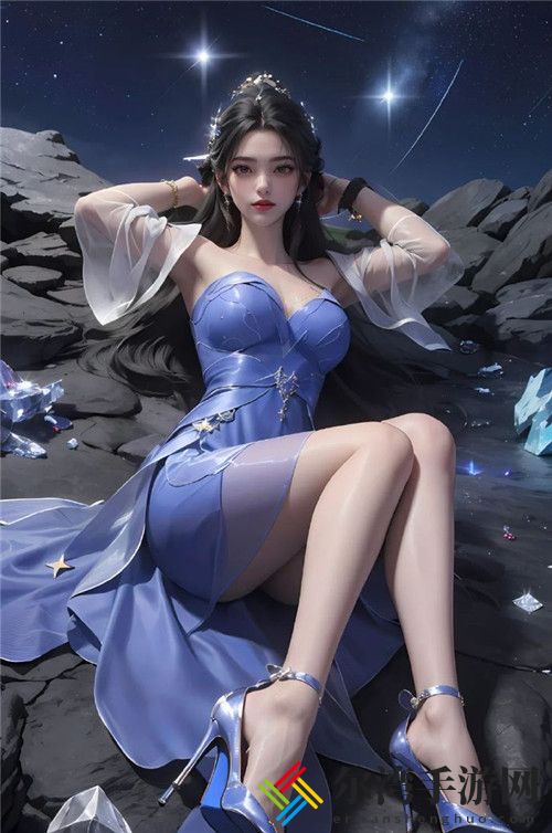 黑色吊带露肩开叉连衣裙