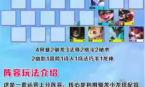 风暴驯龙阵容搭配图鉴：善于利用游戏内的特殊道具