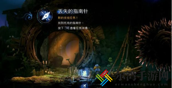 精灵与萤火意志泉源与林地怎么过
