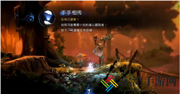 精灵与萤火意志泉源与林地怎么过