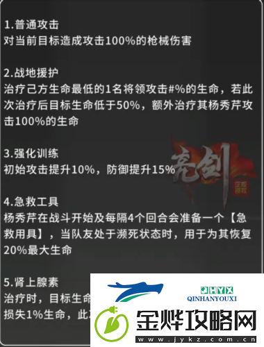 亮剑杨秀芹怎么样