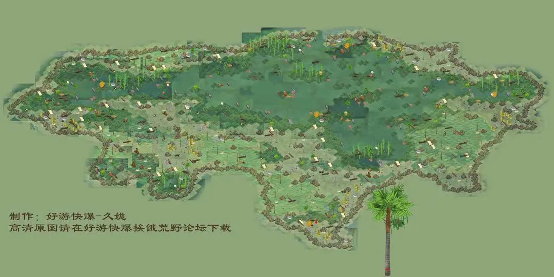 挨饿荒野2024最新地图资源刷新机制