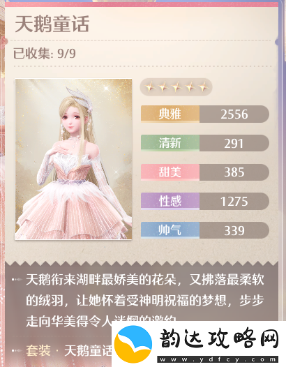 无限暖暖五星套装天鹅童话效果怎么样