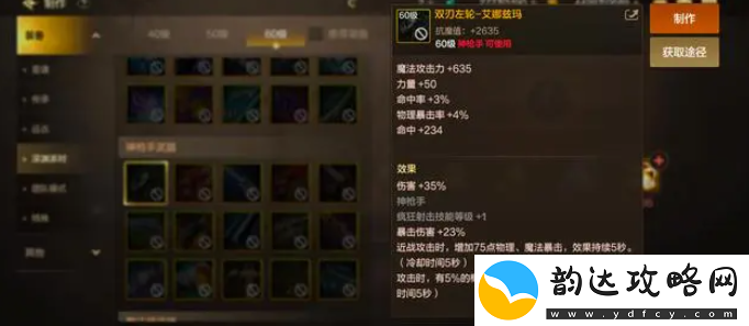 dnf手游65版本漫游毕业装备推荐