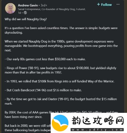 顽皮狗创始人