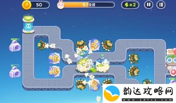 保卫萝卜4太空穿越第22关完美过关技巧与攻略分享