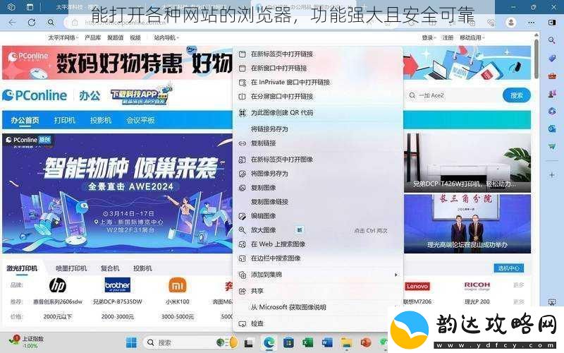 能打开各种站的浏览器