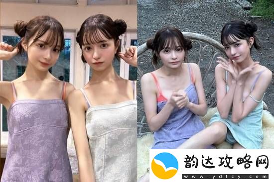 双胞胎是男人的梦想日本双子樱花妹超适合泳装**