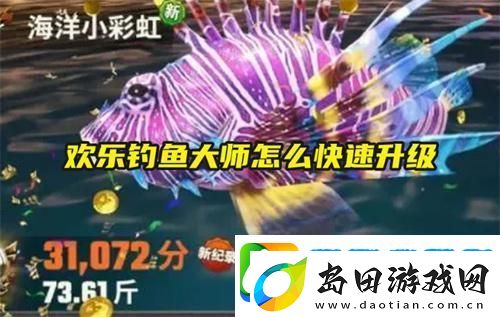 欢乐钓鱼大师怎么快速升级