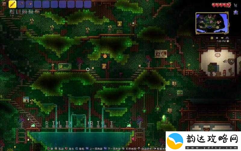 泰拉瑞亚饥荒联动地图种子深度探索
