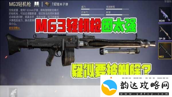 和平精英MG3轻机枪获取全攻略