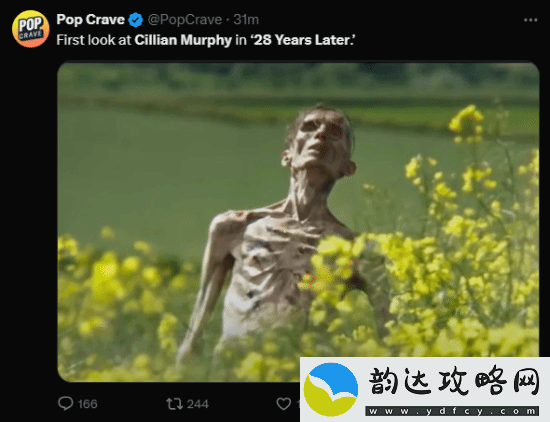 惊变28年预告正式公布！墨菲竟然演丧尸