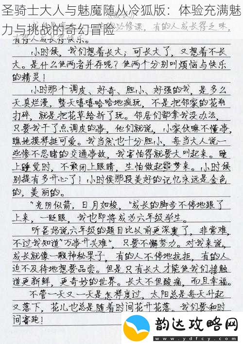 圣骑士大人与魅魔随从冷狐版
