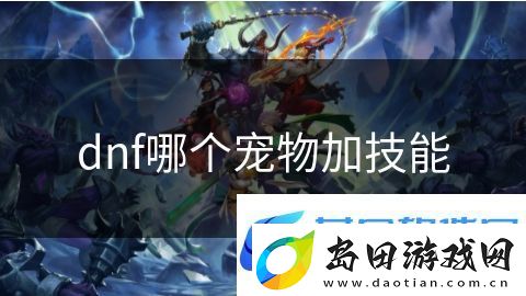 dnf哪个宠物加技能