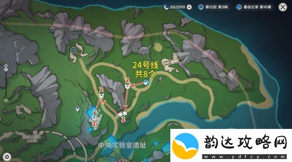 原神5.2愚人众先遣队分布图愚人众先遣队速刷路线