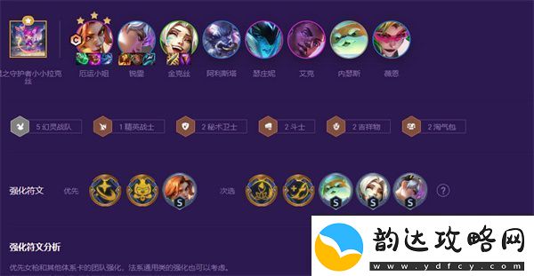 云顶之弈s8幻灵女枪阵容搭配攻略