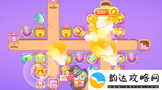 保卫萝卜4阿波与魔法宝藏第57关通关攻略