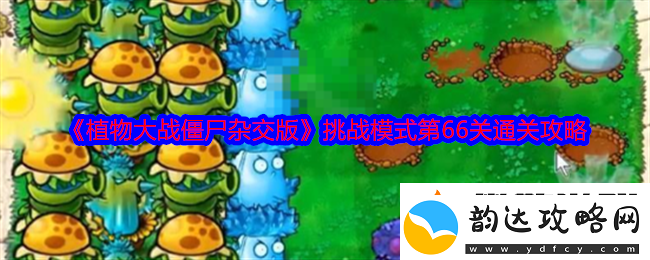 植物大战僵尸杂交版挑战模式第66关怎么过关通关攻略