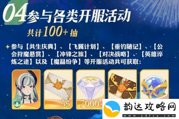剑与远征启程公测福利有哪些